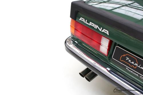 Alpina B6 3.5 E30 | 140.000km | Alpina groen | Alpina gouden striping | #118/219