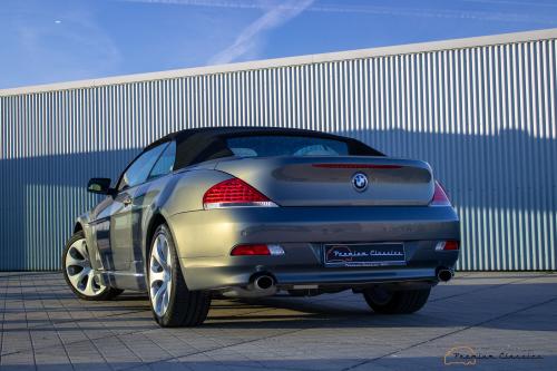 BMW 645Ci Cabrio E64 | 97.000KM | Stratus Metallic | Sports seats | PDC