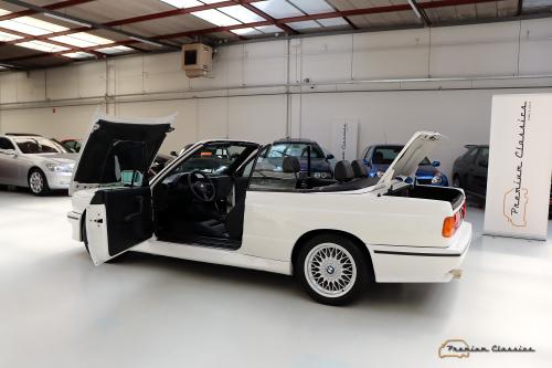 BMW M3 E30 Cabrio | Alpinweiss II | Schwarz volleder | 1992 | Only 786 pieces worldwide