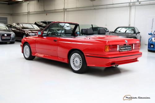 BMW M3 E30 Cabrio I 1991 I Brilliantrot I Schwarz volleder I 79.000KM