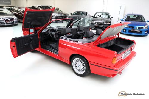 BMW M3 E30 Cabrio I 1991 I Brilliantrot I Schwarz volleder I 79.000KM