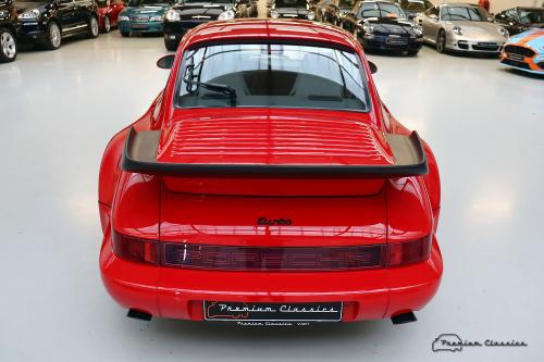 Porsche 911 964 Turbo Coupé | 58.000KM! | Unieke kleurencombi | Schuifdak | Sperdifferentieel | Stoelverwarming