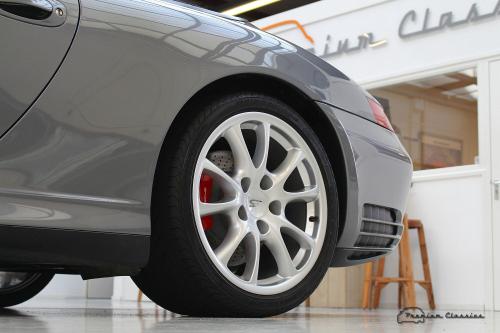 Porsche 911 996 Carrera 4S Cabrio | Sealgrau | 91.000KM | BTW-Auto | Manual | X51-Pakket | BOSE Soundsystem | Park Assistant | Xenon