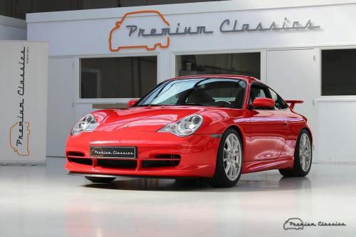 Porsche 911 996.2 GT3 | 32.000KM!! | Indischrot | Collectable | Fase 2 | Meegespoten interieur